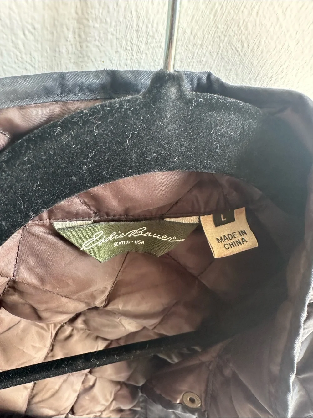 Eddie Bauer Goose Down Quilted Jacket